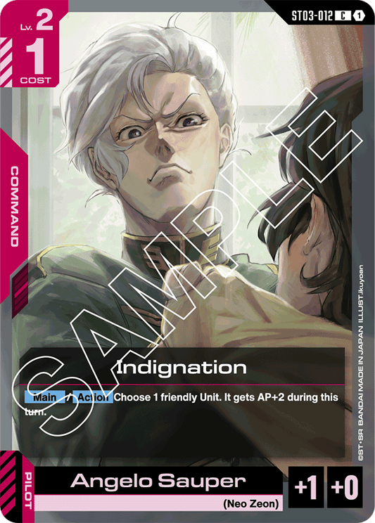 Indignation - Starter Deck 03: Zeon's Rush - Common - ST03-012