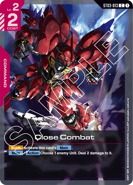 Close Combat - Starter Deck 03: Zeon's Rush - Common - ST03-013