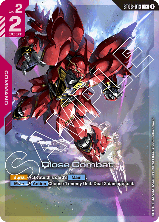 Close Combat (C+) - Starter Deck 03: Zeon's Rush - C+ - ST03-013