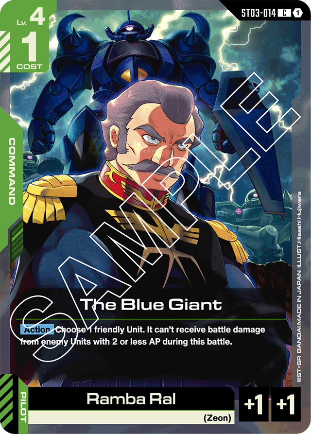 The Blue Giant - Starter Deck 03: Zeon's Rush - Common - ST03-014