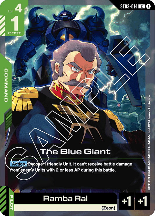The Blue Giant - Starter Deck 03: Zeon's Rush - Common - ST03-014