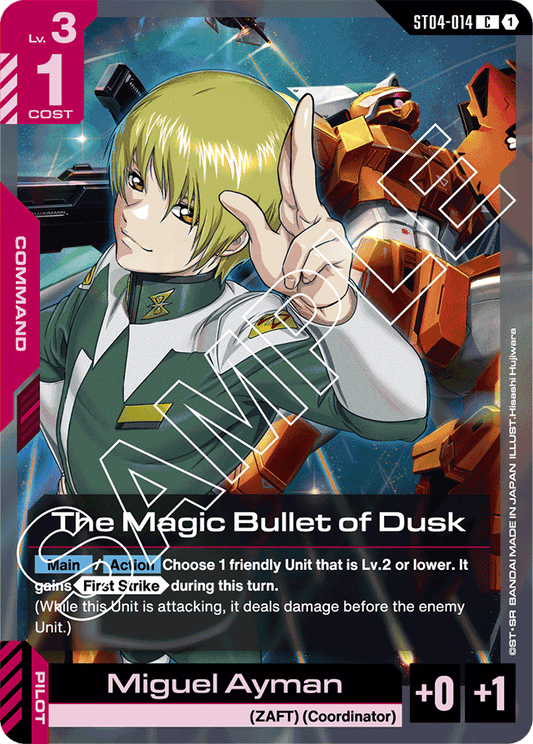 The Magic Bullet of Dusk - Starter Deck 04: SEED Strike - Common - ST04-014