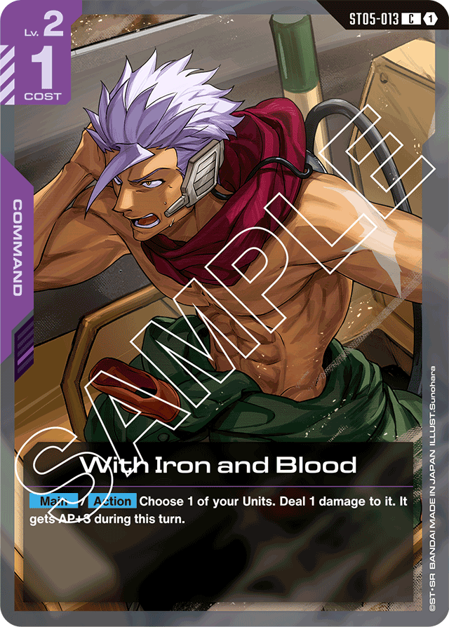 With Iron and Blood - Starter Deck 05: Iron Bloom - Common - ST05-013