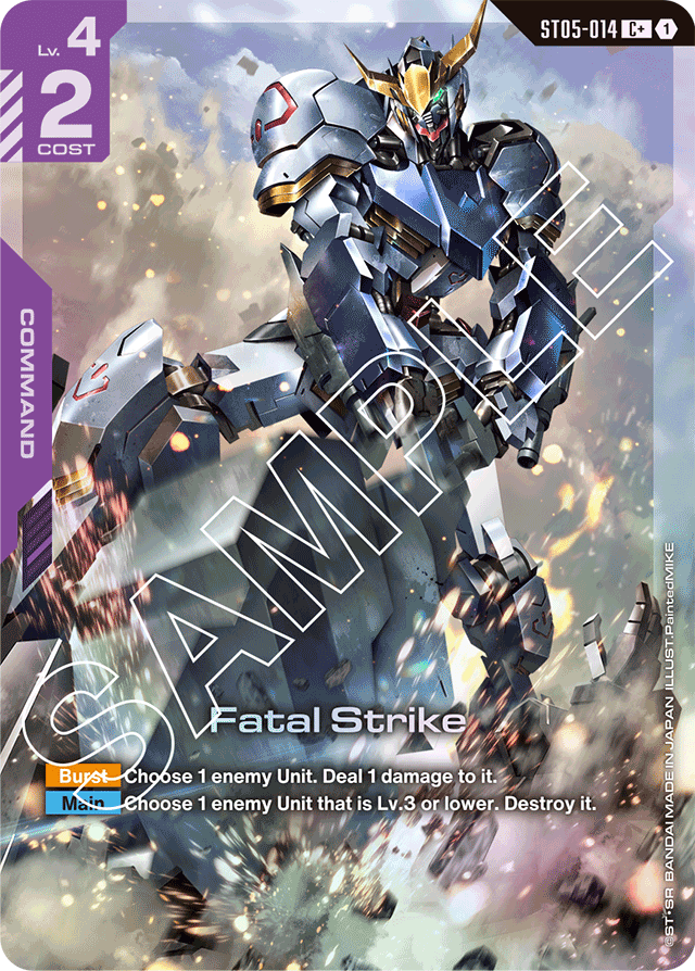 Fatal Strike (C+) - Starter Deck 05: Iron Bloom - C+ - ST05-014