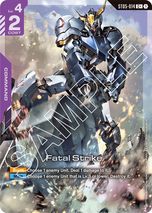 Fatal Strike (C+) - Starter Deck 05: Iron Bloom - C+ - ST05-014