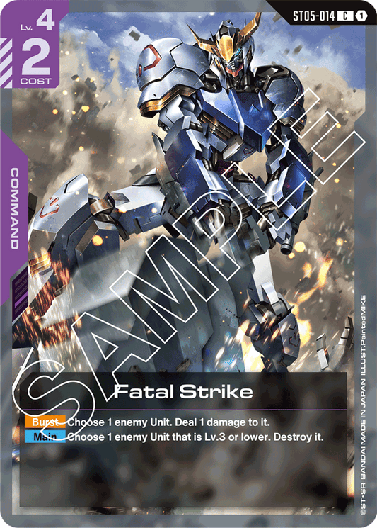 Fatal Strike - Starter Deck 05: Iron Bloom - Common - ST05-014