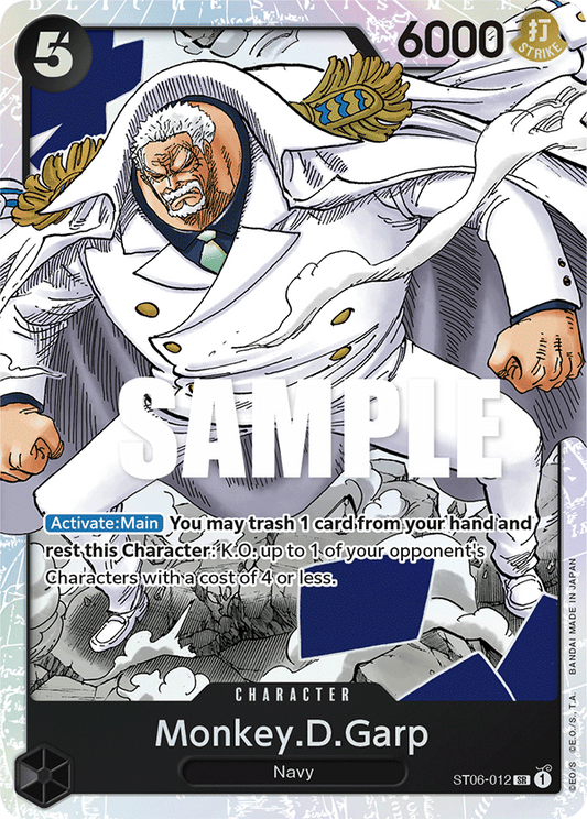 Monkey.D.Garp - Starter Deck 6: Absolute Justice - SR - ST06-012