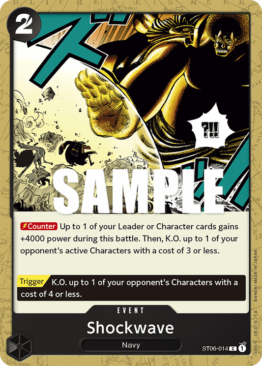 Shockwave - Starter Deck 6: Absolute Justice - C - ST06-014