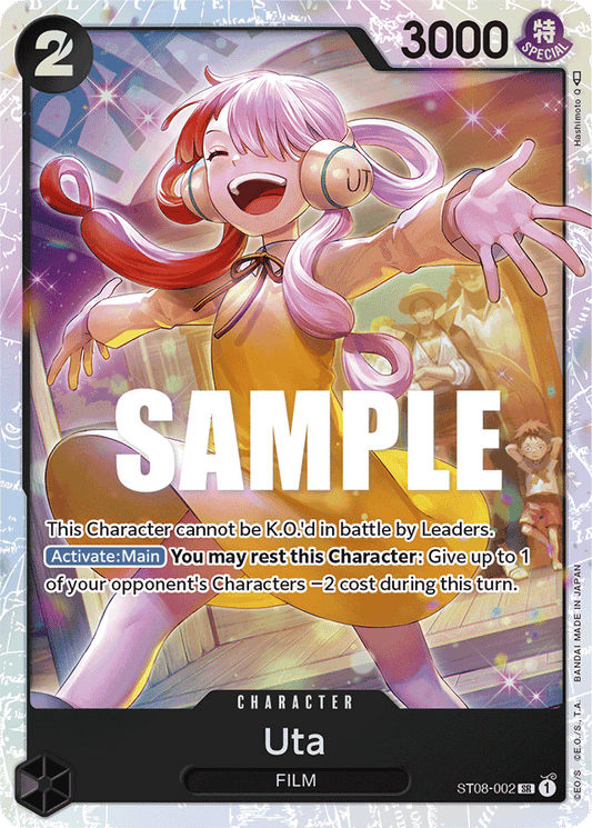 Uta - Starter Deck 8: Monkey.D.Luffy - SR - ST08-002