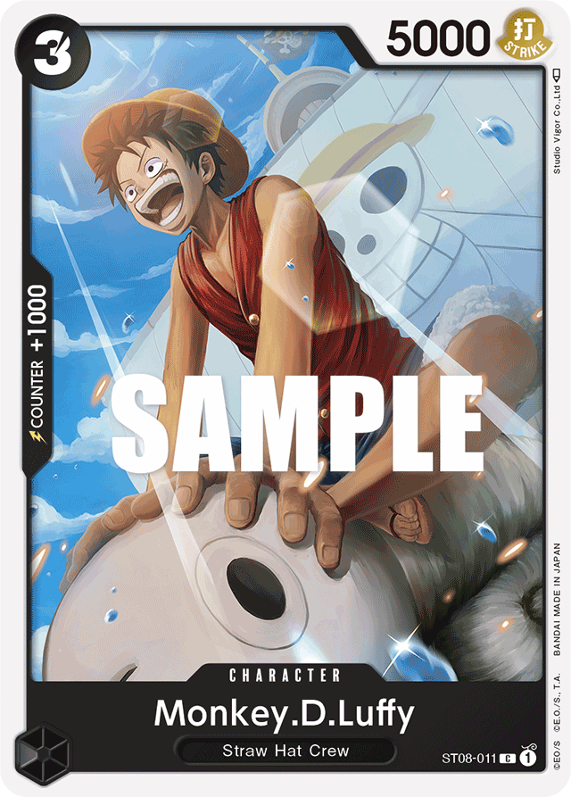 Monkey.D.Luffy (011) - Starter Deck 8: Monkey.D.Luffy - C - ST08-011