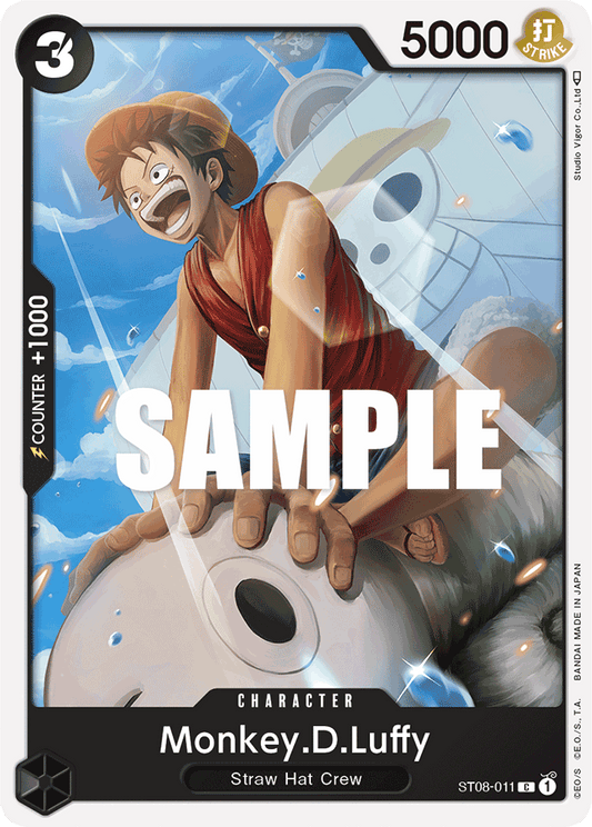 Monkey.D.Luffy (011) - Starter Deck 8: Monkey.D.Luffy - C - ST08-011