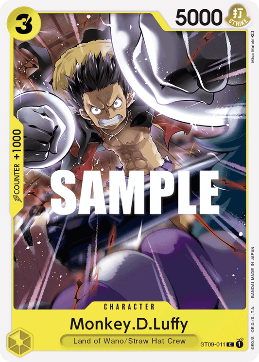 Monkey.D.Luffy - Starter Deck 9: Yamato - C - ST09-011