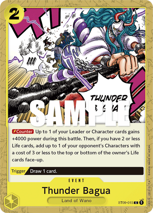 Thunder Bagua - Starter Deck 9: Yamato - C - ST09-015