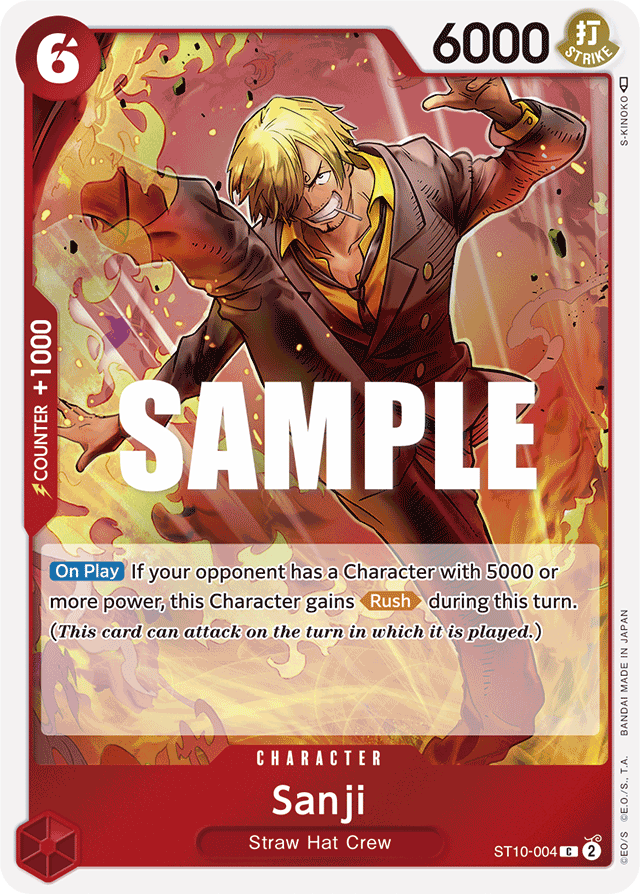 Sanji - Ultra Deck: The Three Captains - C - ST10-004