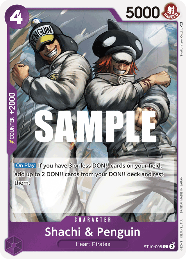 Shachi & Penguin - Ultra Deck: The Three Captains - C - ST10-008