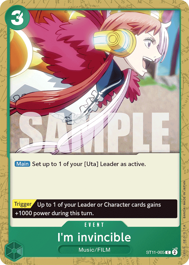 Invincible Starter Script I'm invincible - Starter Deck 11: Uta - C - ST11-005 – MEXPLAY