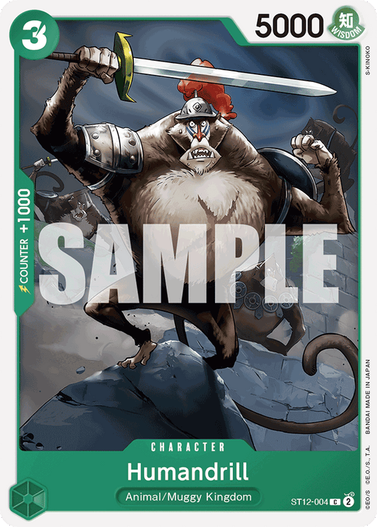 Humandrill - Starter Deck 12: Zoro and Sanji - C - ST12-004