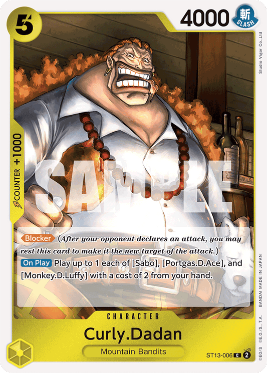 Curly.Dadan - Ultra Deck: The Three Brothers - C - ST13-006