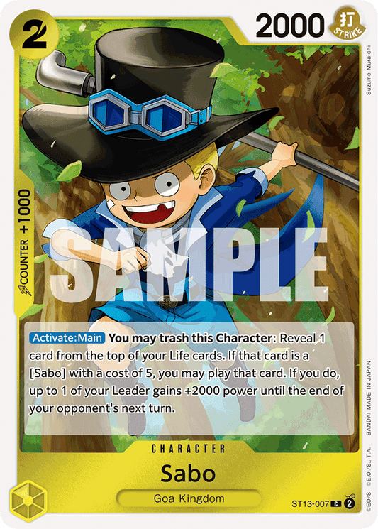 Sabo (007) - Ultra Deck: The Three Brothers - C - ST13-007