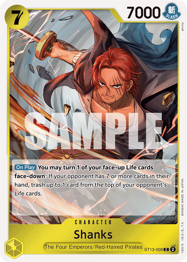 Shanks - Ultra Deck: The Three Brothers - C - ST13-009