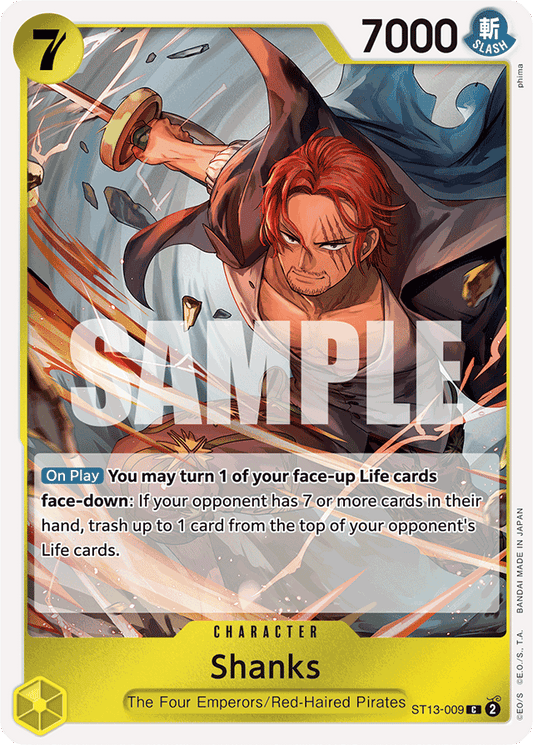 Shanks - Ultra Deck: The Three Brothers - C - ST13-009