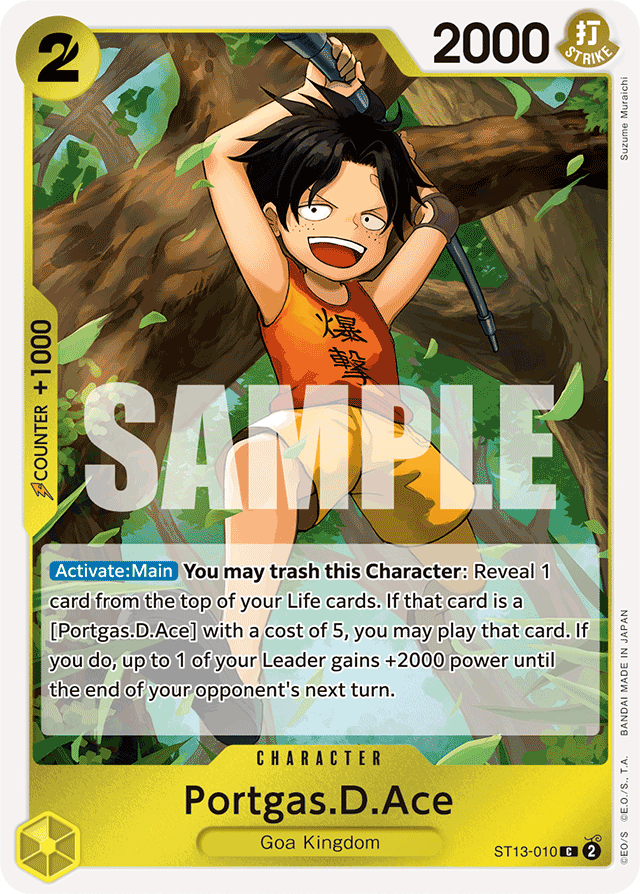 Portgas.D.Ace (010) - Ultra Deck: The Three Brothers - C - ST13-010