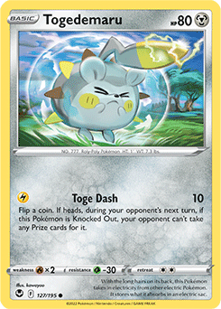 Togedemaru - SWSH12: Silver Tempest - Common - 127/195