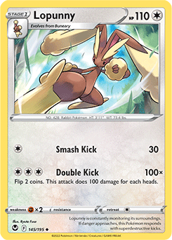 Lopunny - SWSH12: Silver Tempest - Uncommon - 145/195