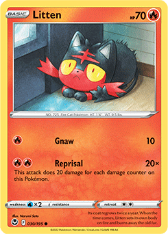 Litten - SWSH12: Silver Tempest - Common - 030/195