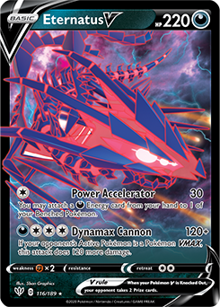 Eternatus V - SWSH03: Darkness Ablaze - Ultra Rare - 116/189