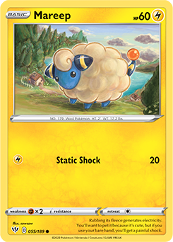 Mareep - SWSH03: Darkness Ablaze - Common - 055/189