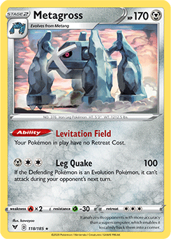 Metagross - SWSH04: Vivid Voltage - Rare - 118/185