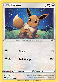 Eevee - SWSH04: Vivid Voltage - Common - 130/185