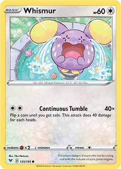 Whismur - SWSH04: Vivid Voltage - Common - 135/185