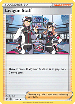 League Staff - SWSH04: Vivid Voltage - Uncommon - 153/185