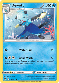 Dewott - SWSH04: Vivid Voltage - Uncommon - 034/185