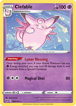 Clefable - SWSH04: Vivid Voltage - Rare - 064/185