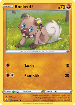 Rockruff - SWSH04: Vivid Voltage - Common - 094/185