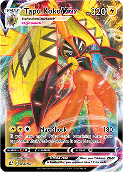 Tapu Koko VMAX - SWSH05: Battle Styles - Ultra Rare - 051/163