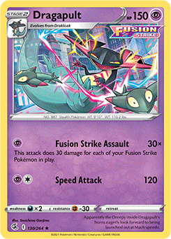 Dragapult - SWSH08: Fusion Strike - Holo Rare - 130/264