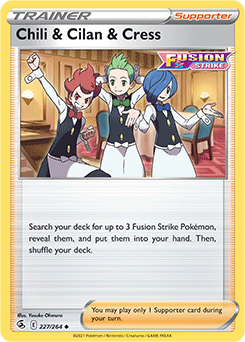 Chili & Cilan & Cress - SWSH08: Fusion Strike - Uncommon - 227/264