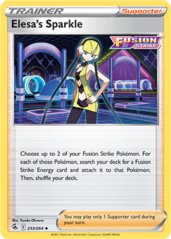 Elesa's Sparkle - SWSH08: Fusion Strike - Uncommon - 233/264