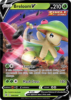 Breloom V - SWSH08: Fusion Strike - Ultra Rare - 006/264