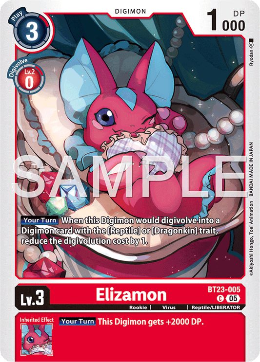 Elizamon - Hackers' Slumber - Common - BT23-005 C