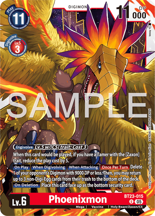Phoenixmon - Hackers' Slumber - Uncommon - BT23-015 U