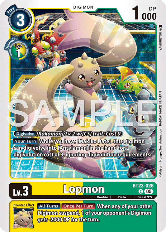 Lopmon - Hackers' Slumber - Common - BT23-026 C