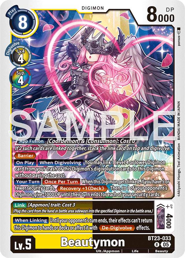 Beautymon - Hackers' Slumber - Rare - BT23-033 R