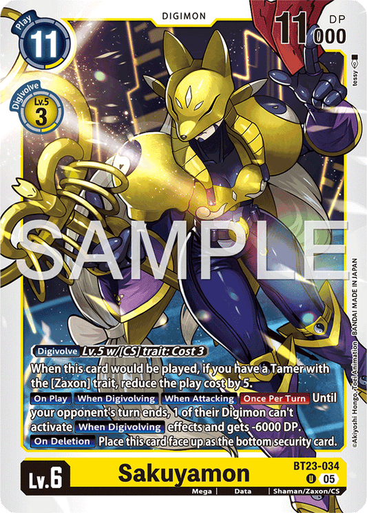Sakuyamon - Hackers' Slumber - Uncommon - BT23-034 U