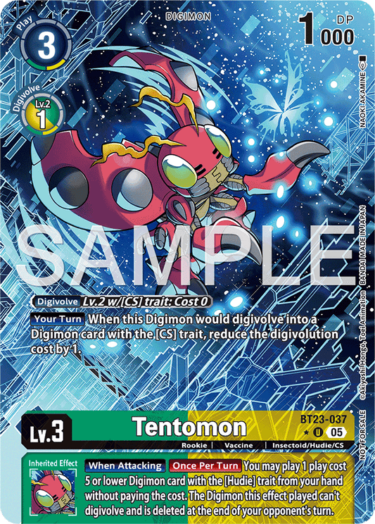 Tentomon (Hacker's Slumber Box Promotion Pack) - Hackers' Slumber - Uncommon - BT23-037 U