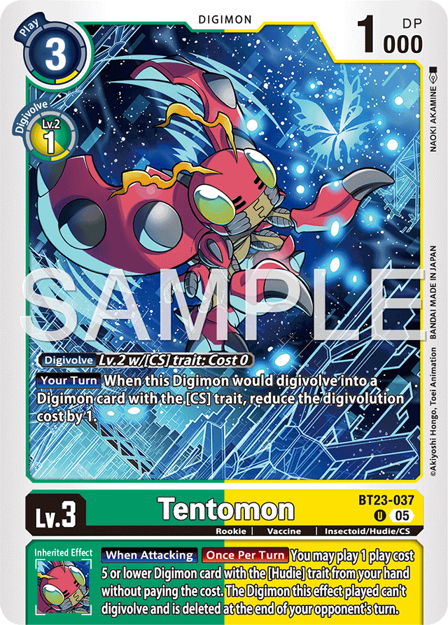 Tentomon - Hackers' Slumber - Uncommon - BT23-037 U